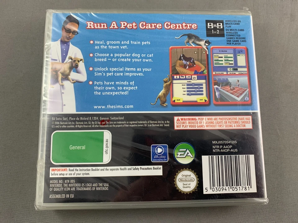 The Sims 2: Pets (Nintendo DS, 2004) Sealed (L) - Image 2 of 3
