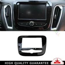 Middle Console Navigation Panel Trim For Chevrolet Malibu 16-2021 Black Titanium