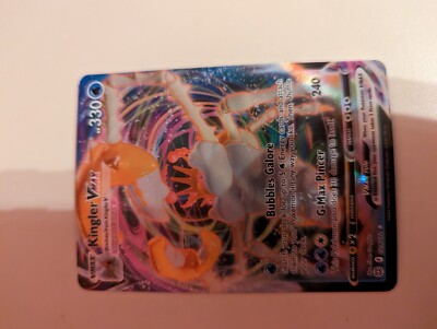 Pokémon TCG Kingler VMAX Sword & Shield: Brilliant Stars 029/172 Holo Ultra  Rare