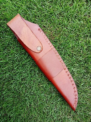 Hand Crafted 8 Fixed blade Leather Knife Sheath / Scout Holster / Belt Loop