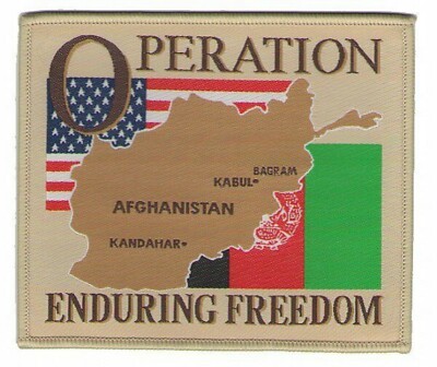Copytec Patch Operation Enduring Freedom | BW Afghanistan #24588 | 75mm Klett