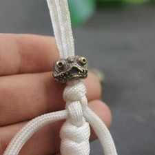 Knife Bead Pumpkin Monster Brass Punk Diy Paracord Bracelet Outdoor Edc Tool