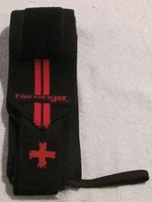 Harbinger Double Red Line 19" Wrist Wraps With Thumb Loops New 