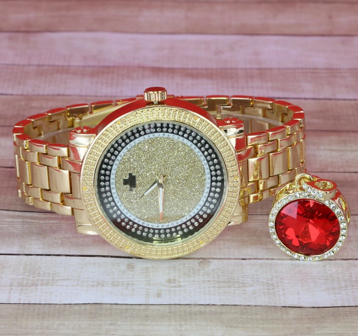 GP Men s Real Genuine Diamond Metal Band Jojo Diamond Maxx Watch