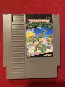 Teenage Mutant Ninja Turtles (Nintendo NES, 1989) TMNT Tested Working