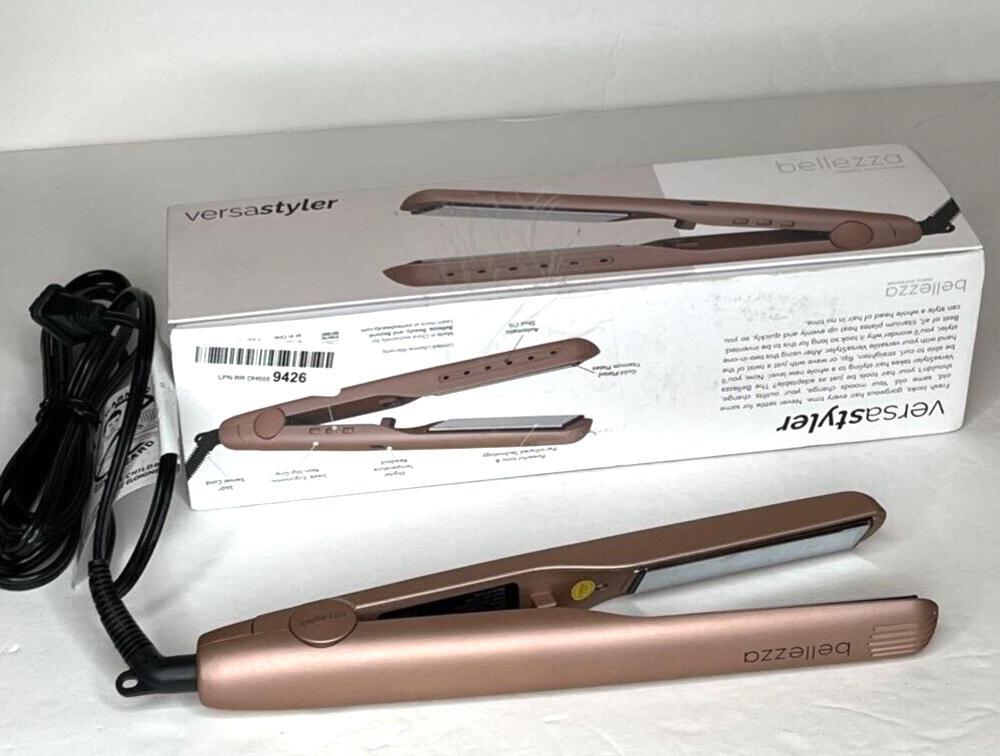 Bellezza Womens Versastyler Hair Straightener Rose Gold Digital