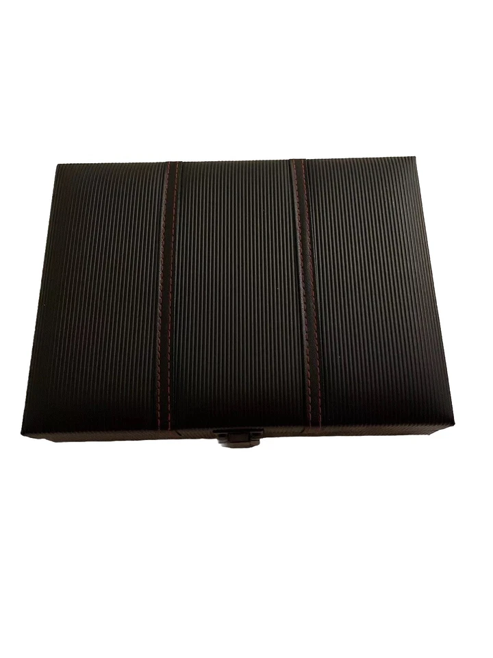 Vintage Backgammon Koffer Gesellschaftsspiel Reisespiel Magnetisch Kunstleder - Bild 1 von 4