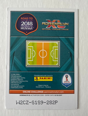 Hand signed football trading card of ANDRES INIESTA Hand signed football trading card of ANDRES INIESTA