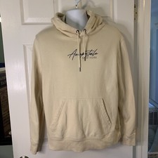 Aeropostale New York Beige Hooded Sweatshirt Size M