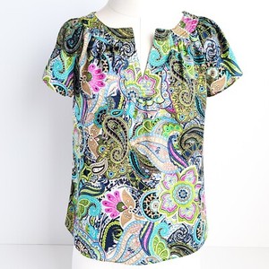talbots floral blouse