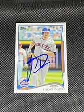 Lucas Duda New York Mets Signed Auto 2014 Topps Card #420 ~ COA