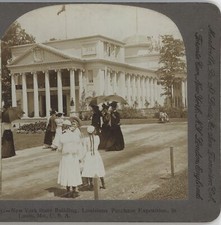 New York State Building St. Louis World's Fair Keystone Stereoview 1904