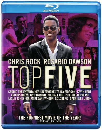 Top Five [Blu-ray] Chris Rock DISC ONLY NO CASE NO COVER ART NEW UNUSED COND