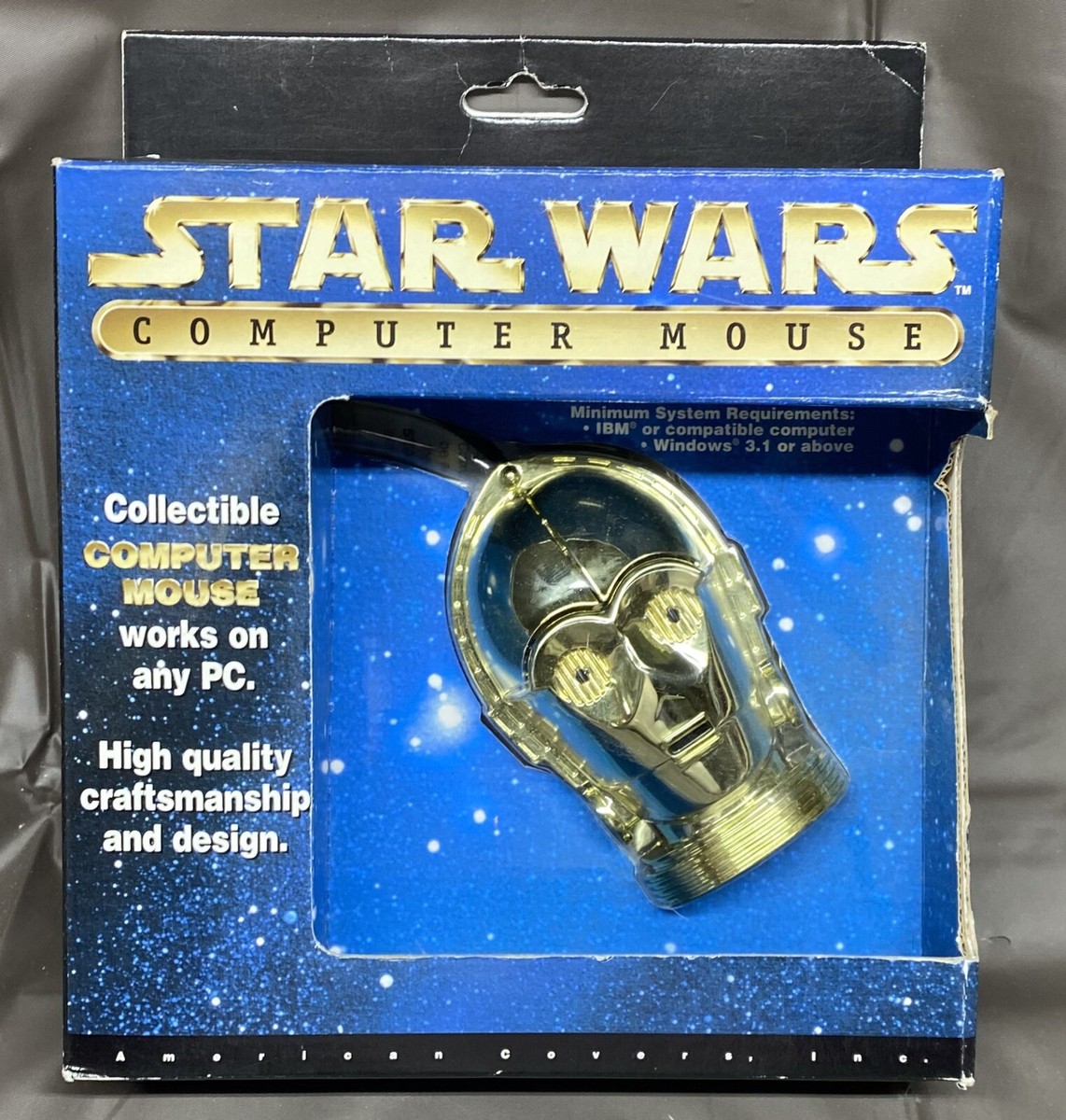 Vintage Star Wars Collectible C-3PO Computer Mouse #40702 | eBay