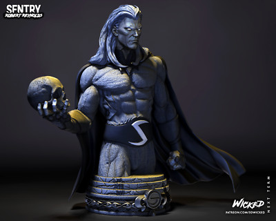 The Sentry Resin Sculpture Bust Model Kit Marvel Unpainted/Unassembled