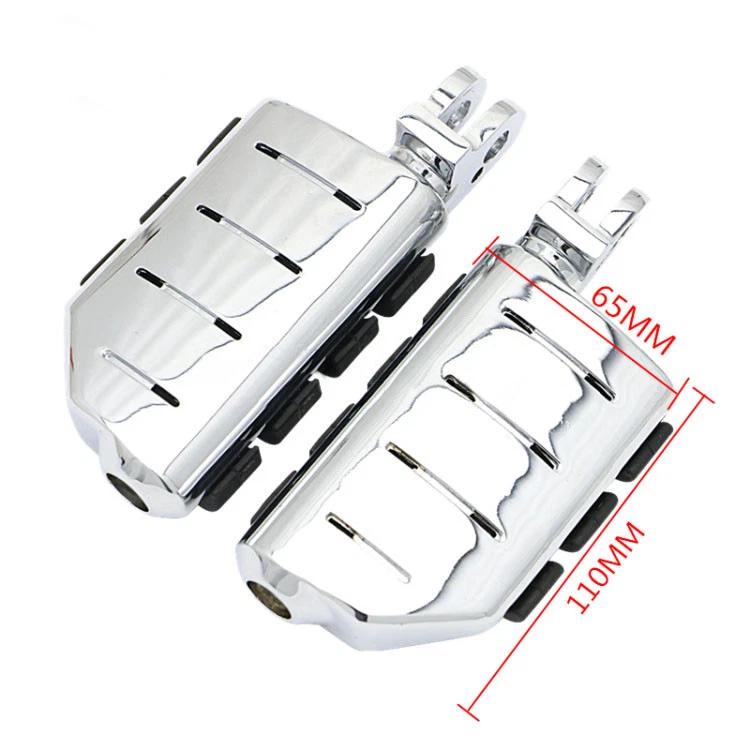 Reposapiés delanteros de metal para Suzuki Boulevard M109R 2006-2015 cromado Foto 3 de 3