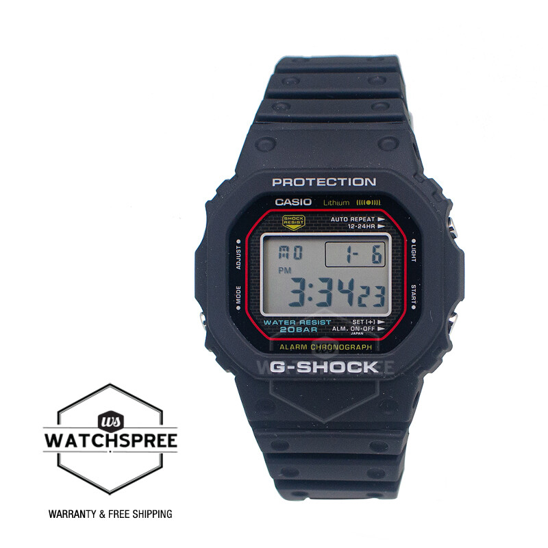 Casio G-Shock (Japan Made) Recreate Bio-Based Black Resin Band