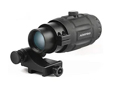 Flip to Side Magnifier for Red Dot Scope Aimpro 3x magnifier Rifle Scope