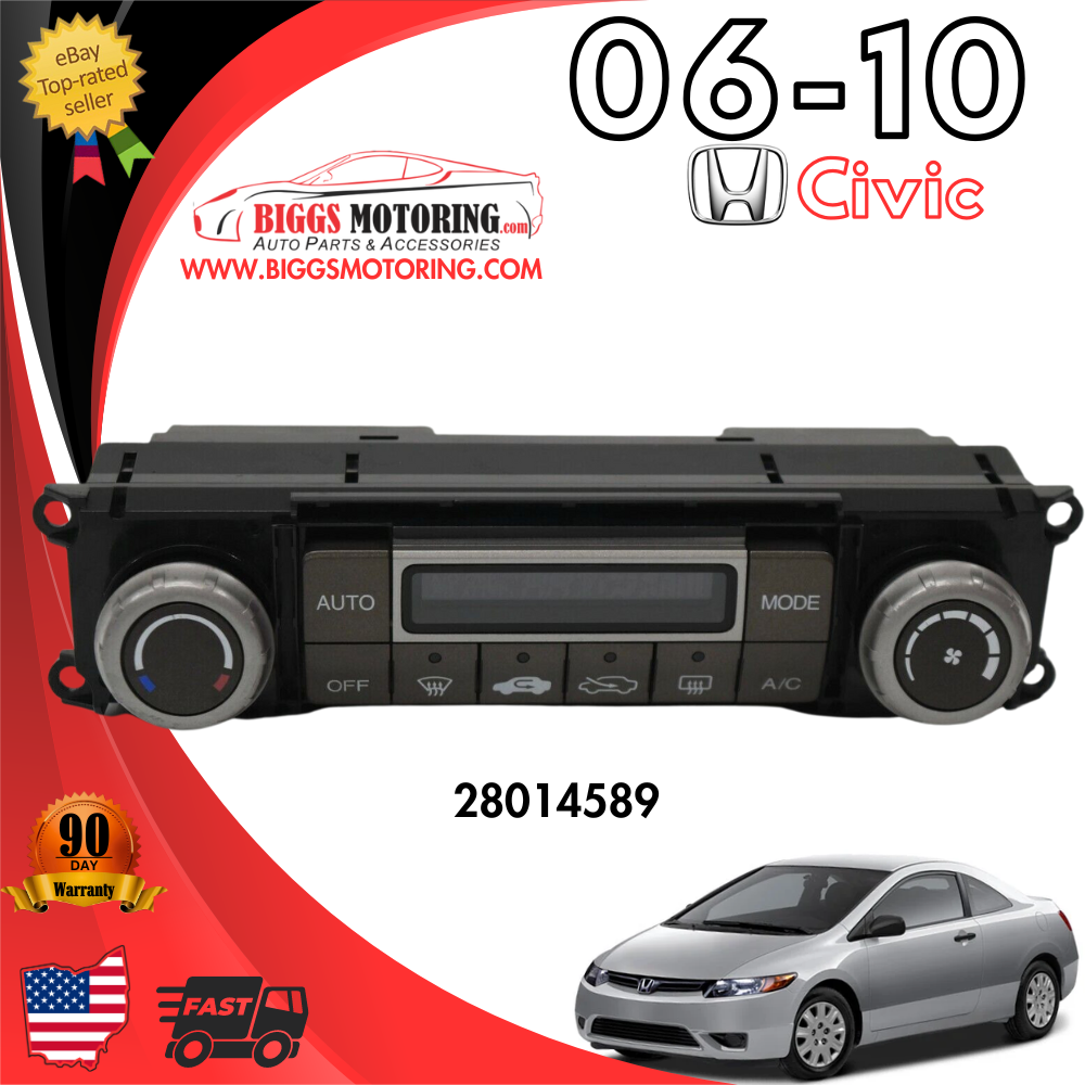 2006-2010 Honda Civic Ac Heater Climate Control Unit