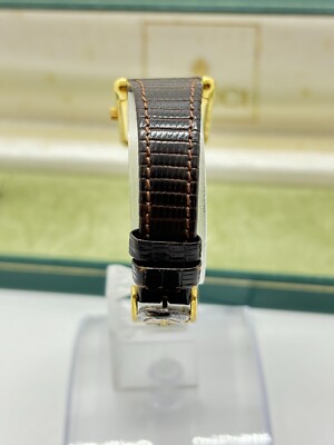 Exc+5] Gucci 4200L 20mm Square Gold Dial Quartz Women's Vintage