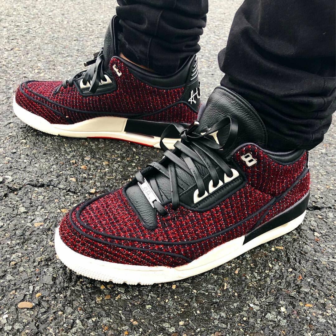 Nike Air Jordan 3 Retro SE AWOK Vogue Red Black Sail BQ3195 Nike Air Jordan 3 Retro SE AWOK Vogue Red Black Sail BQ3195