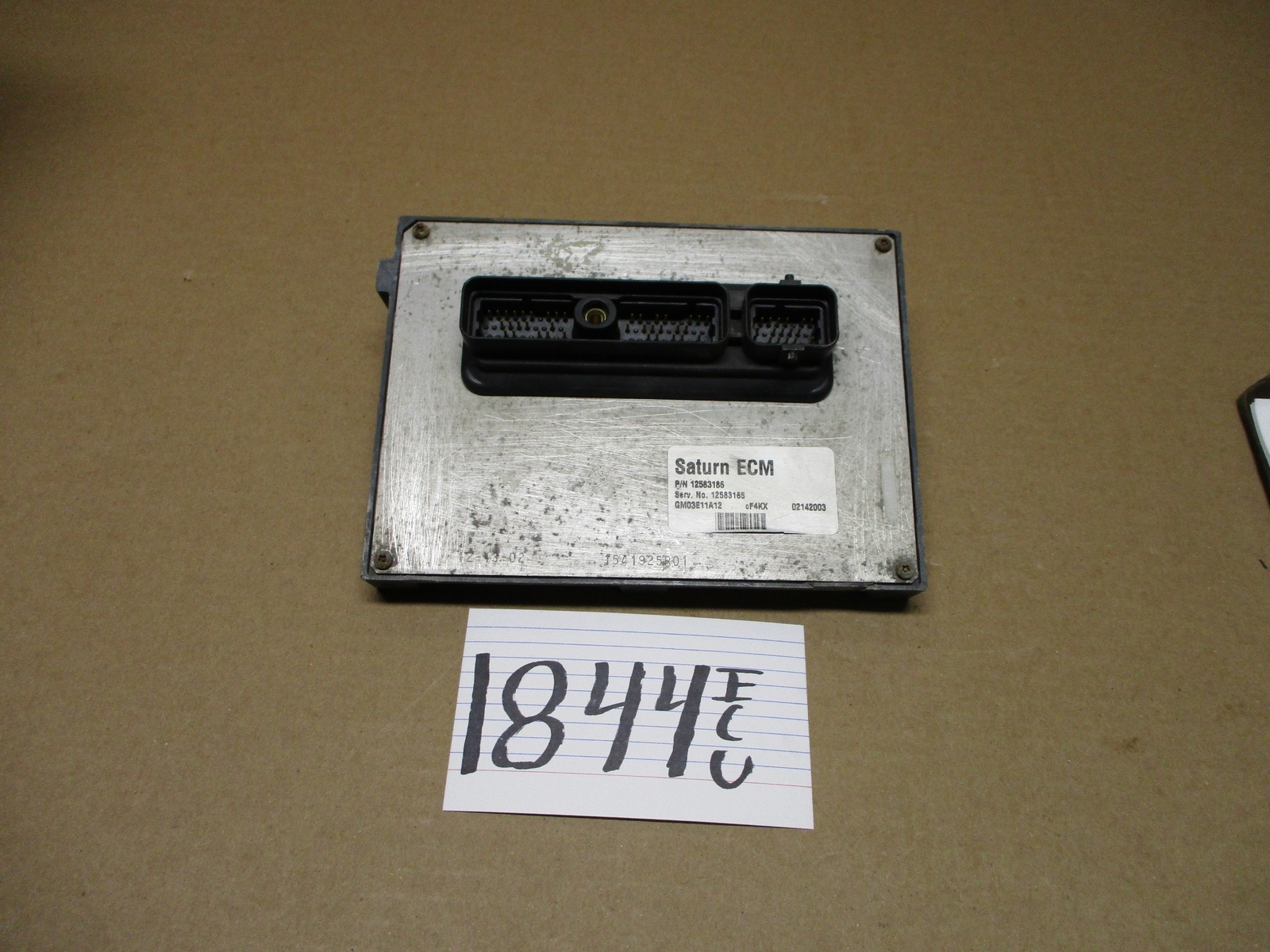 2003 Saturn ION 2.2L #1844 Engine Computer ECM ECU 12583186