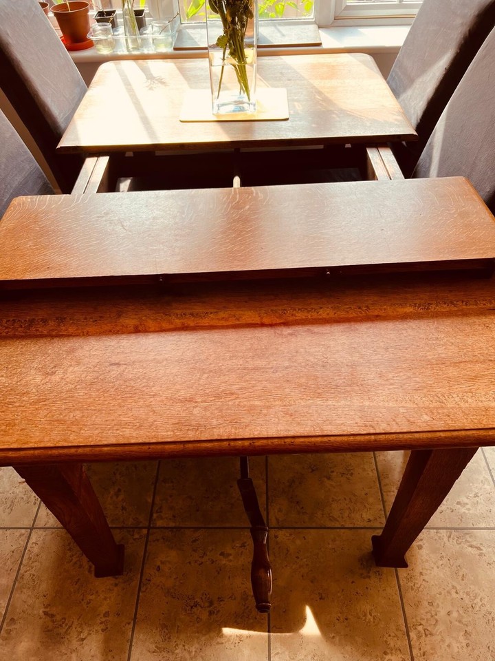 Antique Expanding Dinning Table eBay