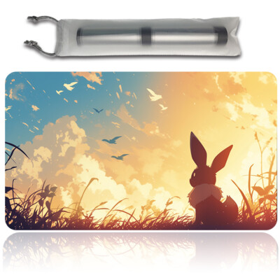 New Pokemon Eevee Playmat with Free Bag | Pokemon TCG Playmat | 1351901