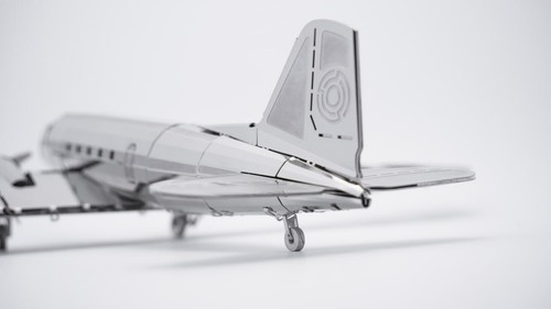 DC-3 BEMERKENSWERTER DOUGLAS Flugzeug mechanischer DIY Modellbausatz - Bild 6 von 8