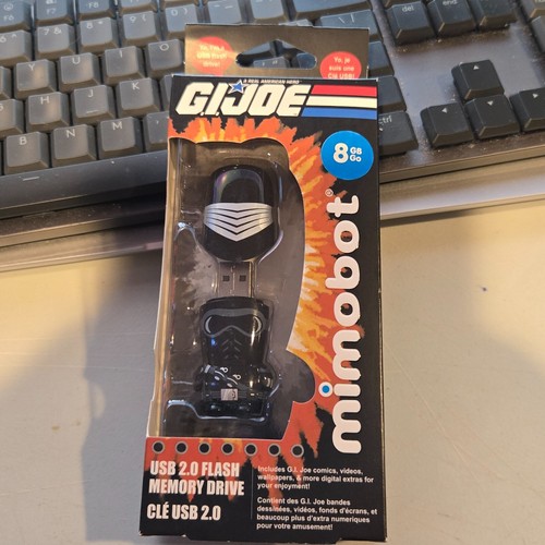 GI Joe Mimobot USB NEW Cobra Commander, Snake Eyes & Storm Shadow Flash Drives - 第 9/11 張圖片