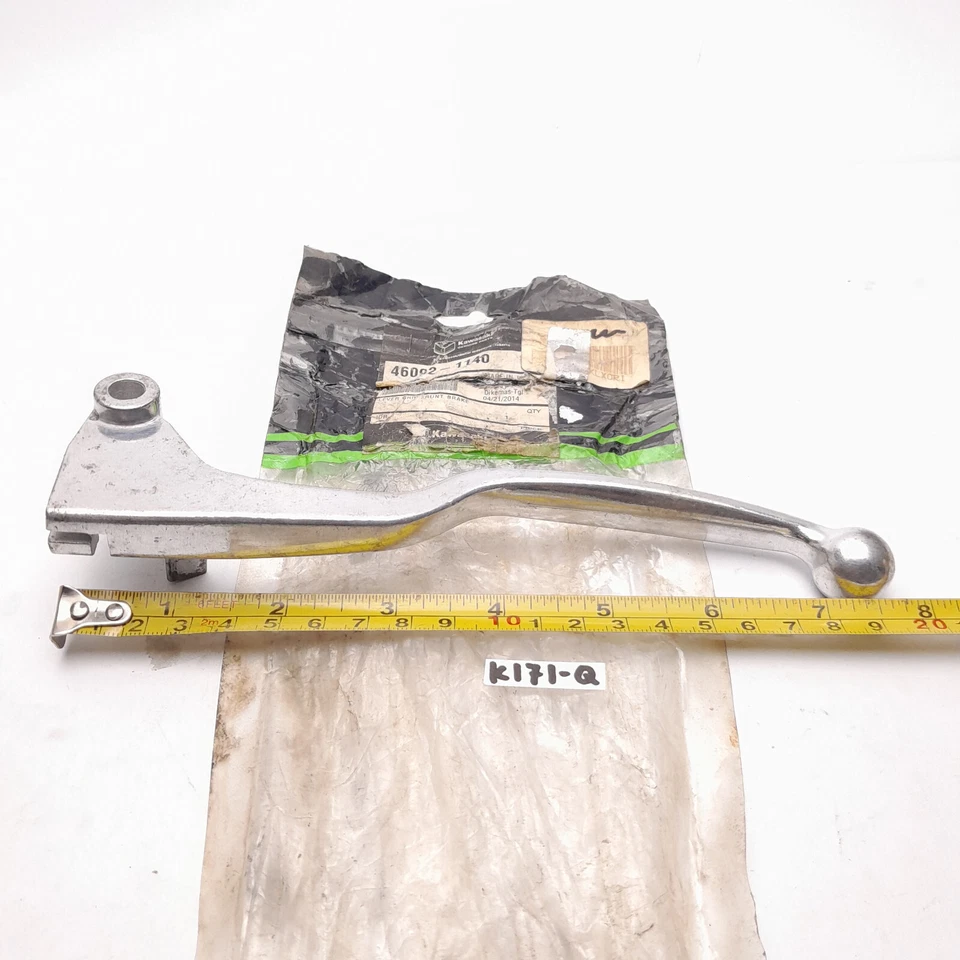 Kawasaki KLX150 D-tracker KLX-150L KLX150BF Lever Grip Front Left P/N 46092-1140 - Image 3 of 4