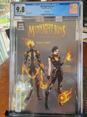 Midnight Suns #4 CGC 9.8 Ethan Sacks Story Luigi Zagaria Art Game Edition