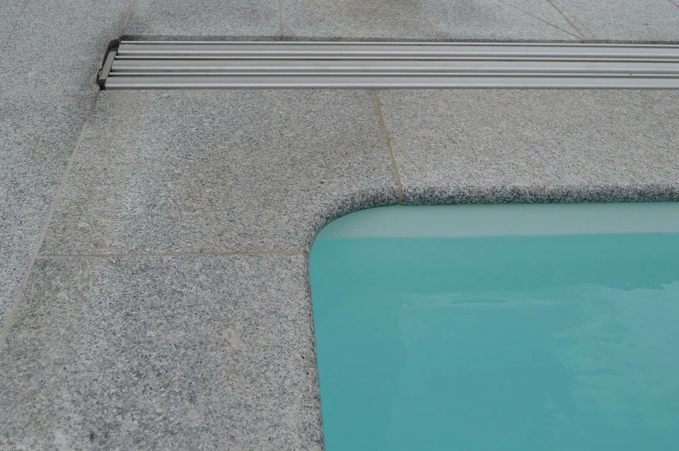 Pool Beckenrandsteine Granit Schwimmbadumrandung für rechteckige Swimmingpools - Bild 2 von 4