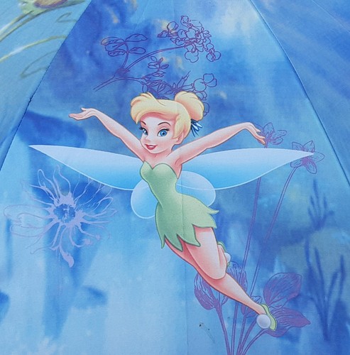 Child Size Disney Tinkerbell Umbrella - Picture 2 of 3