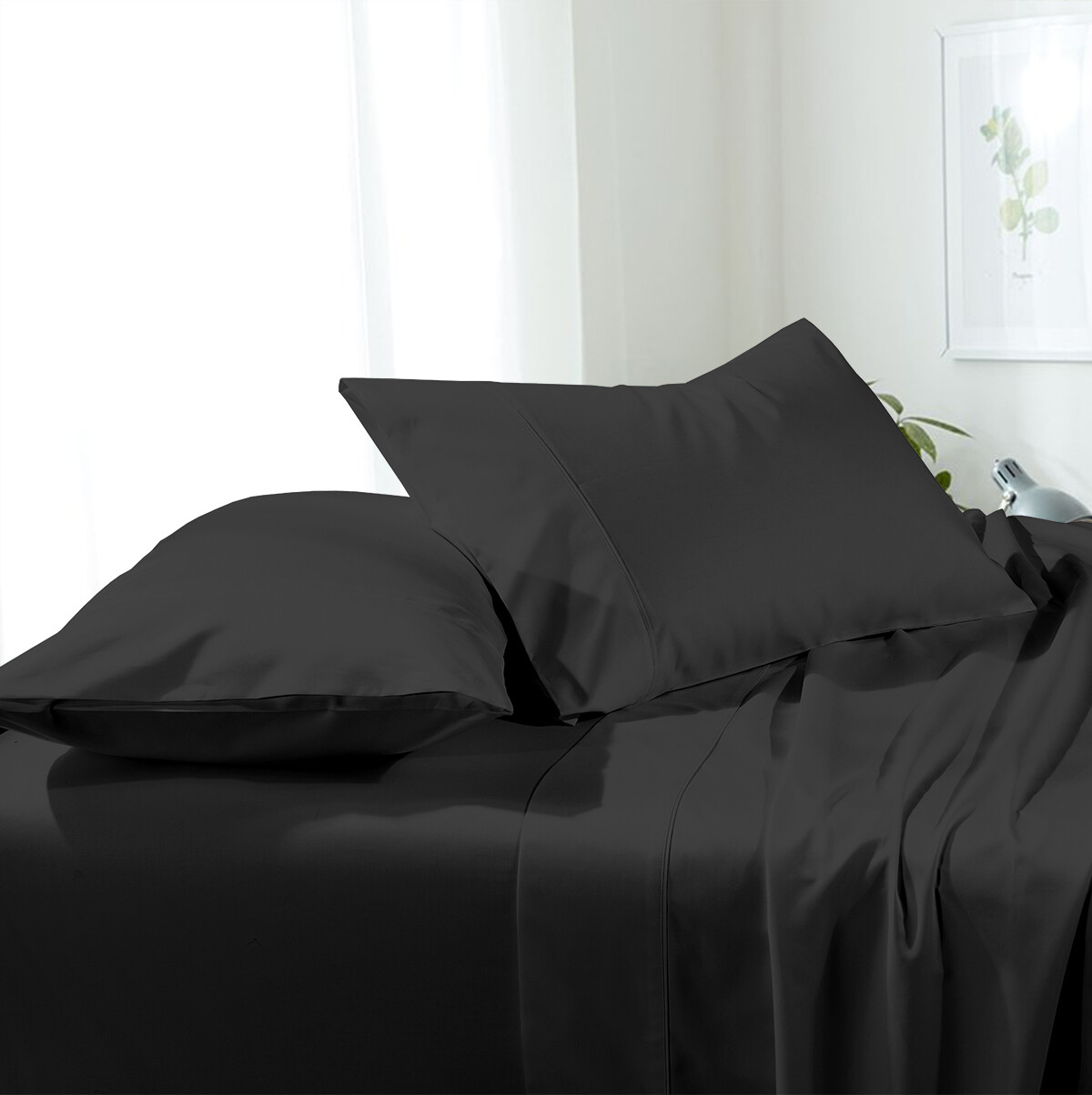 Attached Waterbed Sheet Set Wrinkle Free Super Soft Water Bed Sheets 10