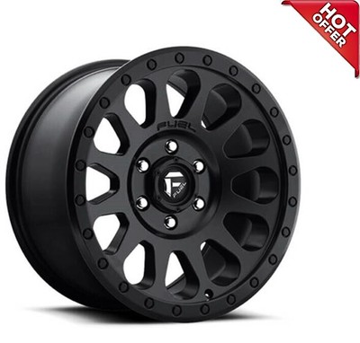 17x9 Fuel Wheels D579 Vector Matte Black Off Road Rims(S45)