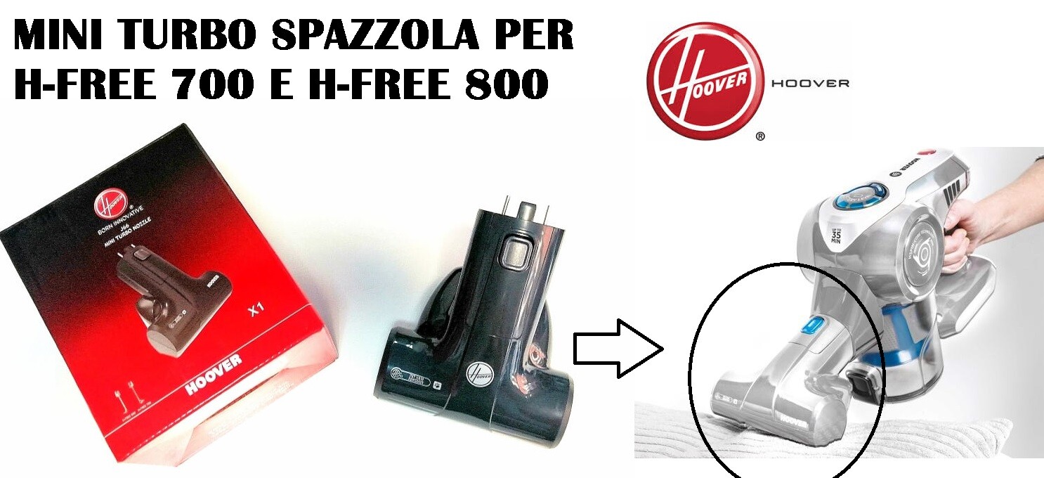 MINI TURBO A RULLO ASPIRAPOLVERE H-FREE 700 HOOVER ORIGINALE J66 PER HF722PTLG