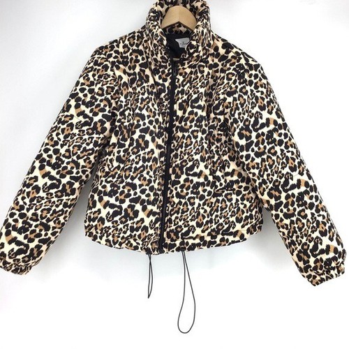 Princess Polly Leopard Puffer Jacket 