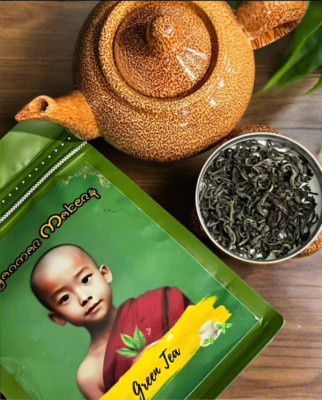 Burmese Tea Aromatic & Flavorful Loose Leaf With Green, Black & Oolong Tea 120g