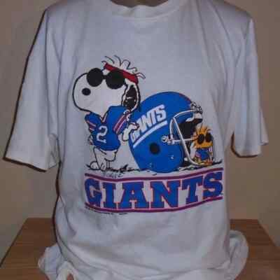New York Giants Cartoon Basic T shirt Retro style Unisex tee AN50505