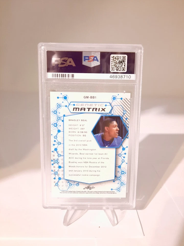 2013 Rookie Retro Genetic MATRIX REFRACTIVE BRADLEY BEAL RC Card PSA 10 GEM MINT - Image 2 of 2