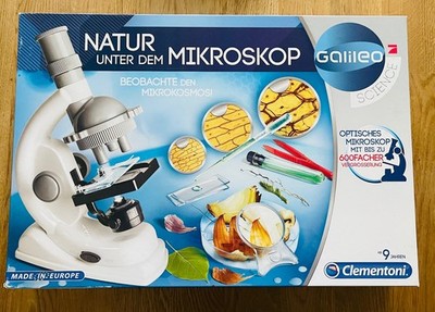 Clementoni Natur unter dem Mikroskop, Experimentierkasten Galileo Science