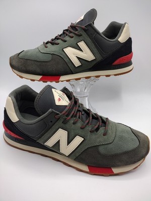 New Balance 574 Seasonal Pack sneaker shoe ''MENS'' Size 11 Green Red ML574JHR 