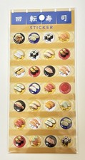 Japanese Sushi Puffy Sticker Sheet Kawaii Food 3D Stickers Japan