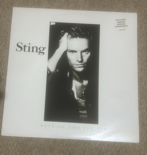 Sting, Nothing Like The Sun; AMA 6402; 2 x LP, w/Limitd Print/Lyric sheet (1987)