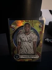 2024 Topps Mls Superstars Sunusi Ibrahim #166 Rare Molten Fire Spot Rookie (RC)