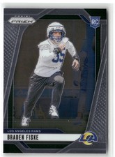 2024 Panini Prizm Braden Fiske RC Rookie Los Angeles Rams #310