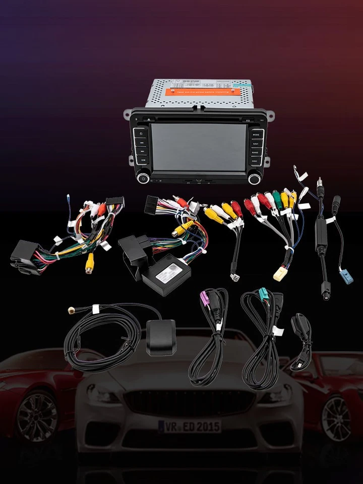 Pantalla Android GPS NAV for VW Bora Vento 2005-2015 Radio DVD CarPlay 7" - Imagen 4 de 4