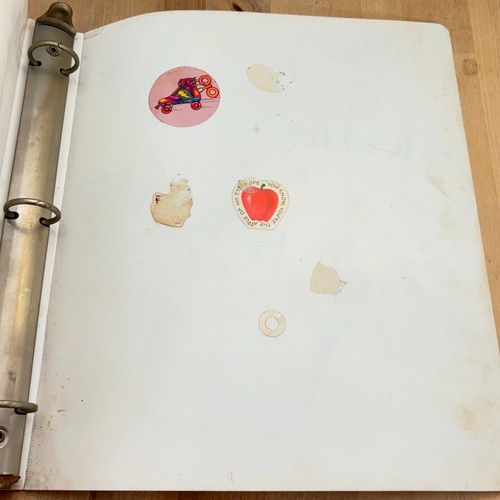 Vintage Samuel Ward Sticker Album 3 Ring Binder, 1980s WORN - Picture 6 of 7