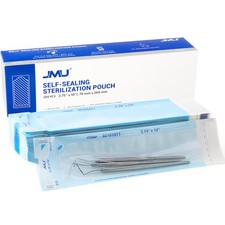 Self Sealing Dental Sterilization Pouches 2.75" x 10", 200/Box